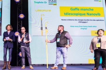 Salon Expoprotection 2022 : Leborgne remporte le Trophée d’or de la catégorie « Prévention » pour sa gaffe manche télescopique Nanovib®