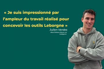 Julien Verdes, alias l’Artisan-Maçon sur Instagram : « Chez Leborgne, il y a des gens qui se cassent la tête pour qu’on ne se casse pas le dos ! »