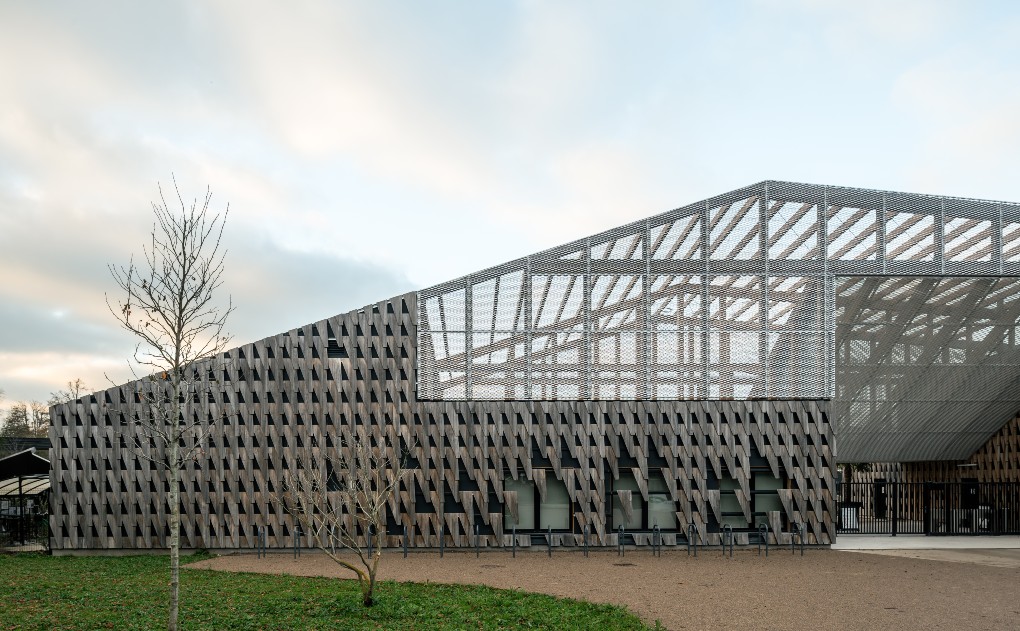 Nouveau Pôle Oriental du Zoo d’Amiens : une façade d’écailles en peuplier THT signée Ducerf