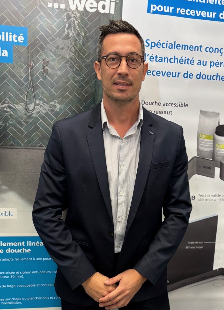 Arthur Abad nommé directeur commercial de wedi France