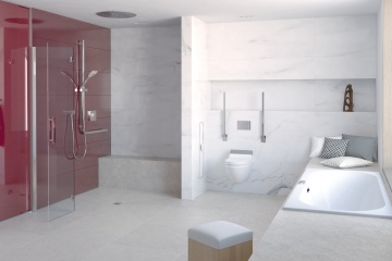 Engagement fort et solutions adaptées : wedi soutient « Action Logement » pour l'aménagement des salles de bains aux personnes dépendantes