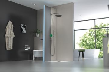 L'encastré dans la salle de bain : wedi et Hansgrohe main dans la main pour innover et conquérir le marché français