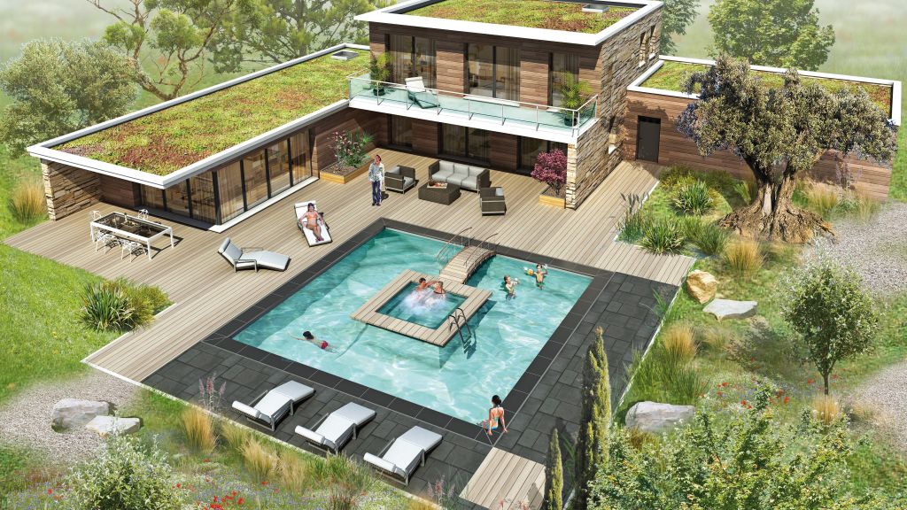 Aquilus Piscines développe un nouveau concept : BI-O la piscine 2 en 1 !