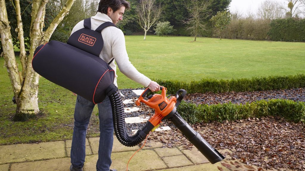 Aspirateur souffleur broyeur avec sac à dos