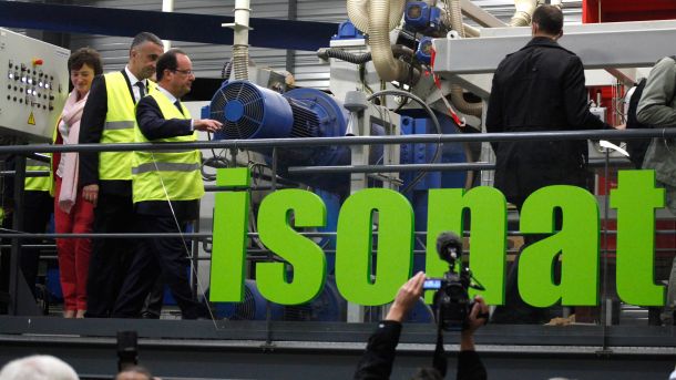 François Hollande a inauguré le nouveau site industriel d'Isonat