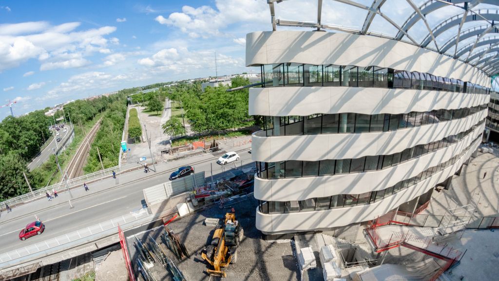 Futur centre commercial Lillenium : plus de 4.000 m2 de murs coupe-feu Ytong