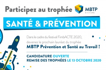 La mutuelle MBTP décernera le Prix de la Prévention et de la Santé au Travail en octobre 2020