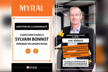Sylvain Bonnot, président du groupe Myral répond aux questions de la communauté professionnelle