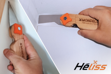 Mondelin lance le couteau Héliss : le premier couteau multifonction français pour les professionnels de la finition.