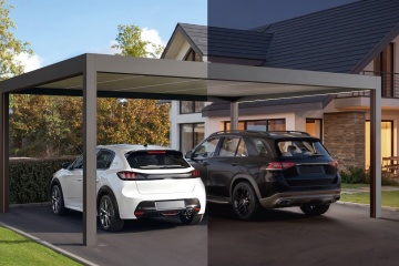 Carport Odyssée® : un abri sur-mesure, esthétique & robuste pour tous les extérieurs