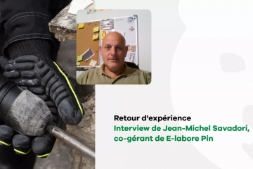 Jean-Michel Savadori, co-gérant de e-labore pin : « j’aime la capacité de coverguard à innover et à proposer des équipements adaptés pour tous les risques »